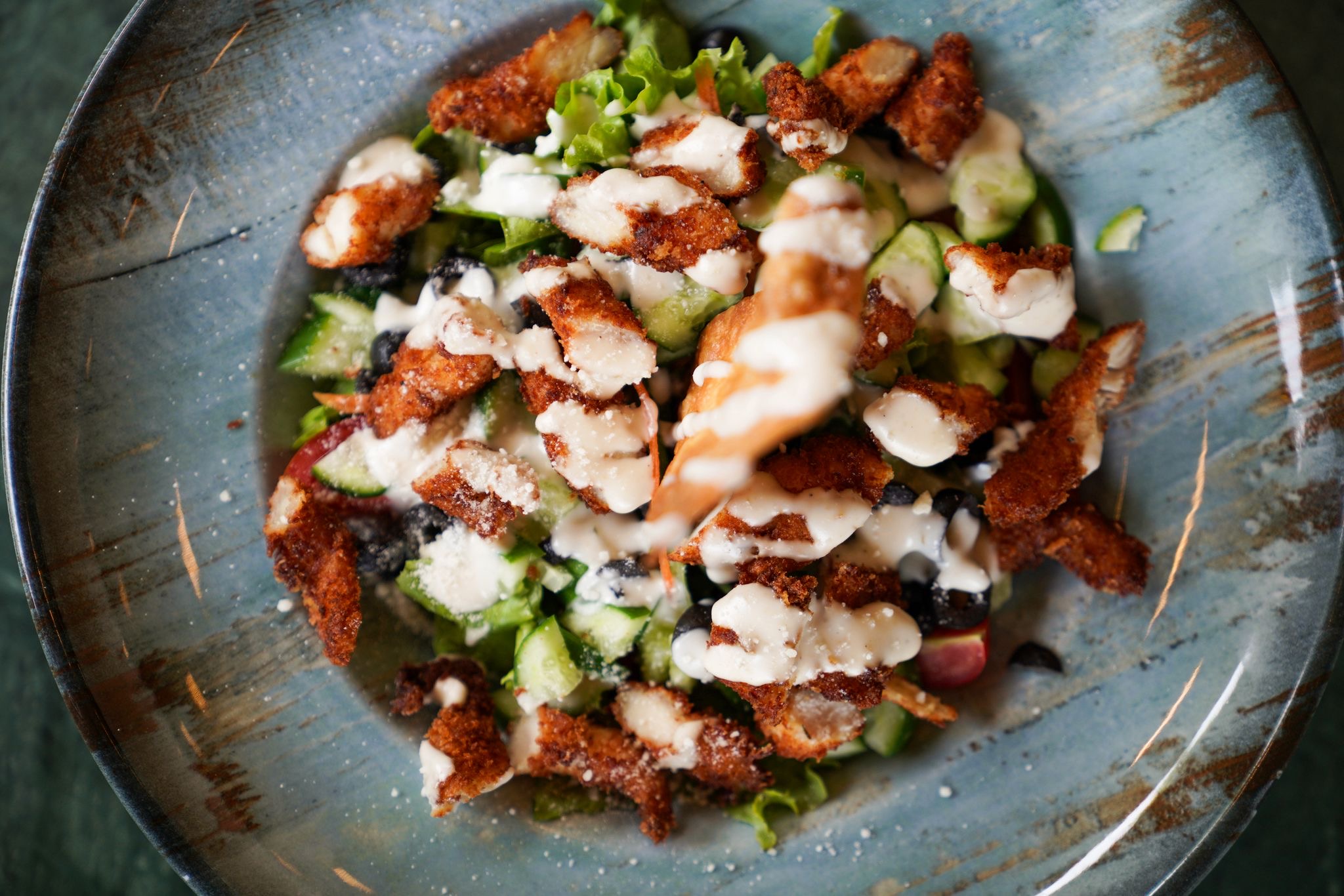 Çıtır tavuk salata 